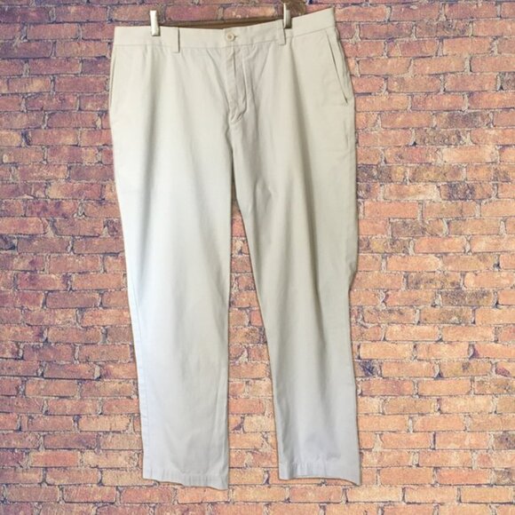 Vineyard Vines Off White Slim Fit Breaker Pants Men's Sz 38x30 - Picture 2 of 7